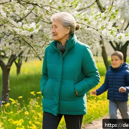 비인간 생명체와의 관계 재설정의 기본 원칙 - A serene urban park scene in Germany during early spring, featuring diverse people of various ages p...
